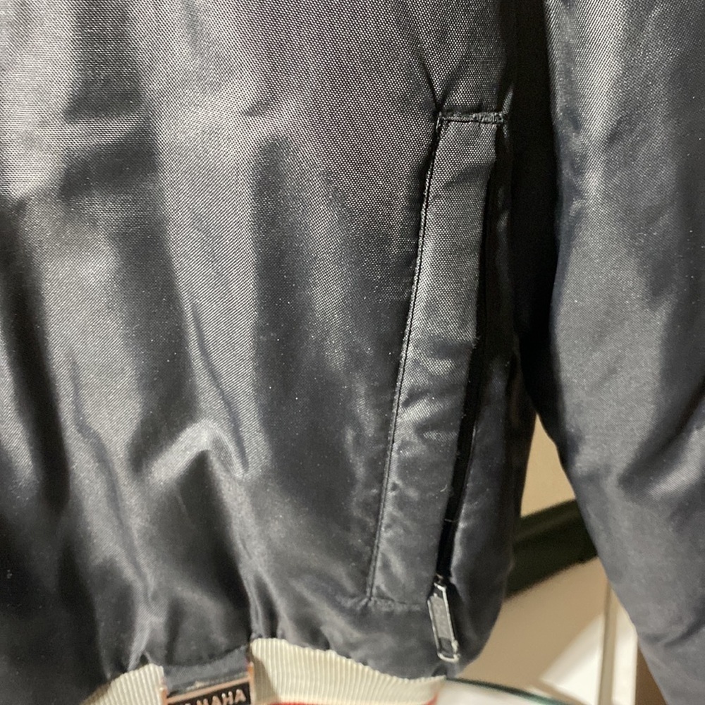 Women's YAMAHA Maxine Wear Black Nylon Canvas Jacket​​​ - Picture 2 of 9